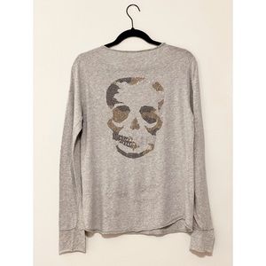 Zadig&Voltaire SKULL STRASS T-SHIRT